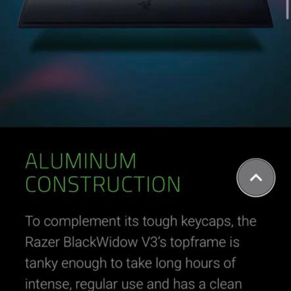 Razer Blackwidow V3 gaming keyboard - Picture 8 of 11